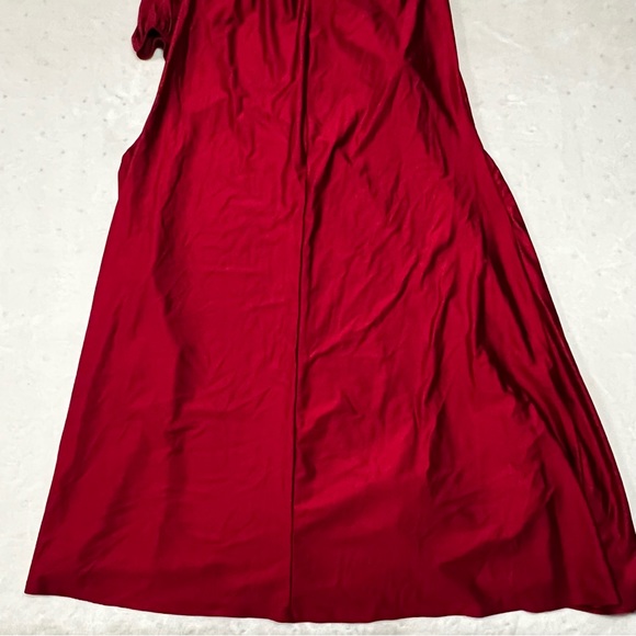 Denise Off Shoulder Maxi Wine Dress - Picture 7 of 9